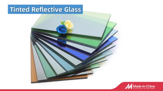 Тонированное флоат-стекло толщиной 4 мм и 5 мм зеленого, синего, серого, бронзового и прозрачного цветов.